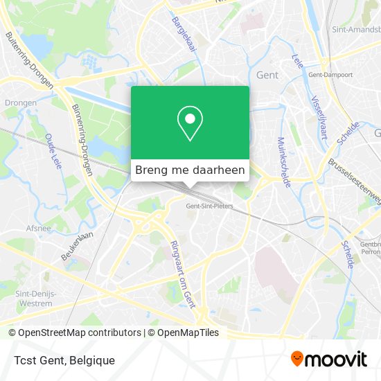 Tcst Gent kaart