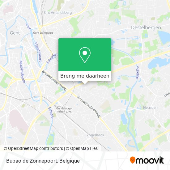 Bubao de Zonnepoort kaart