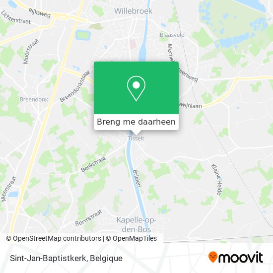 Sint-Jan-Baptistkerk kaart