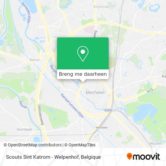 Scouts Sint Katrom - Welpenhof kaart