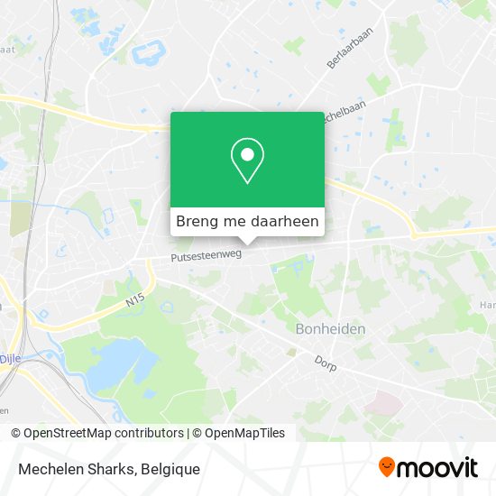 Mechelen Sharks kaart