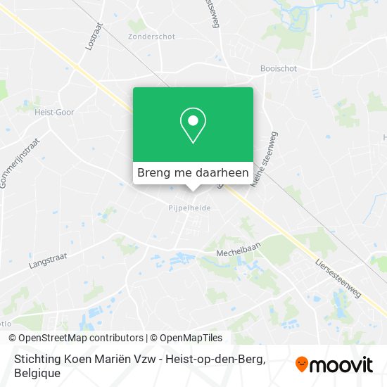 Stichting Koen Mariën Vzw - Heist-op-den-Berg kaart