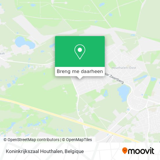 Koninkrijkszaal Houthalen kaart