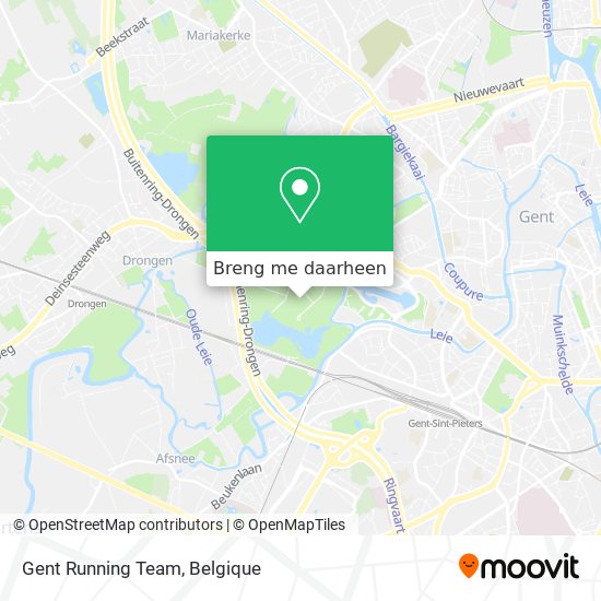 Gent Running Team kaart