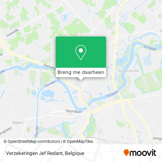 Verzekeringen Jef Redant kaart