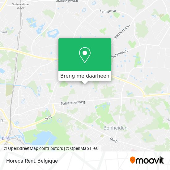 Horeca-Rent kaart