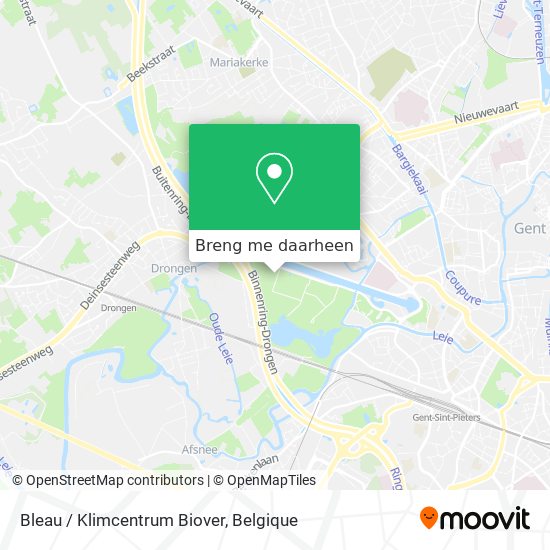 Bleau / Klimcentrum Biover kaart