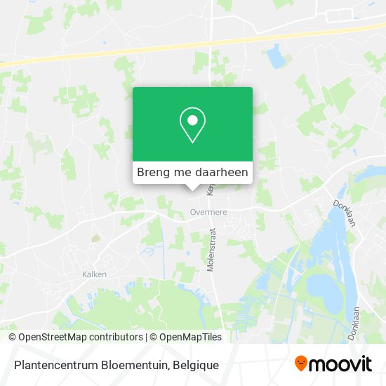 Plantencentrum Bloementuin kaart