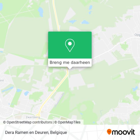 Dera Ramen en Deuren kaart