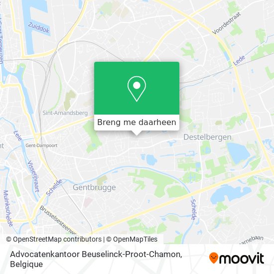 Advocatenkantoor Beuselinck-Proot-Chamon kaart
