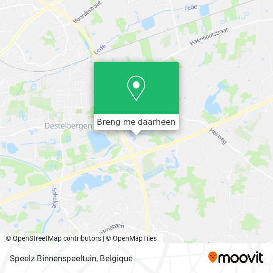 Speelz Binnenspeeltuin kaart