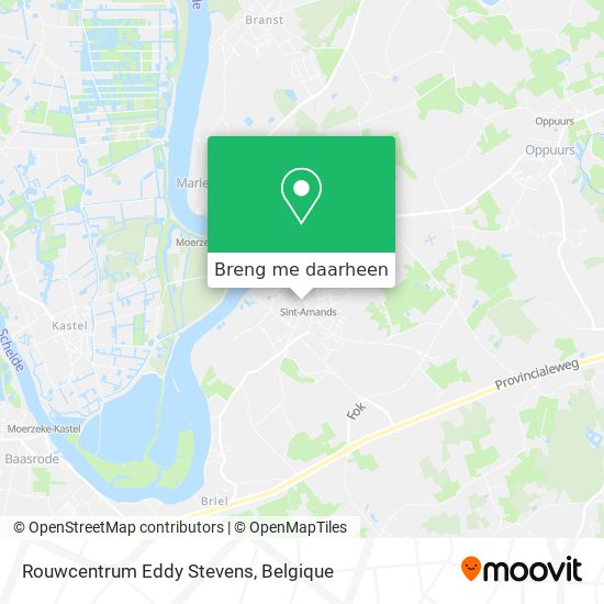 Rouwcentrum Eddy Stevens kaart