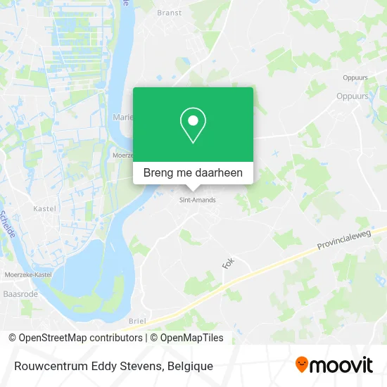 Rouwcentrum Eddy Stevens kaart