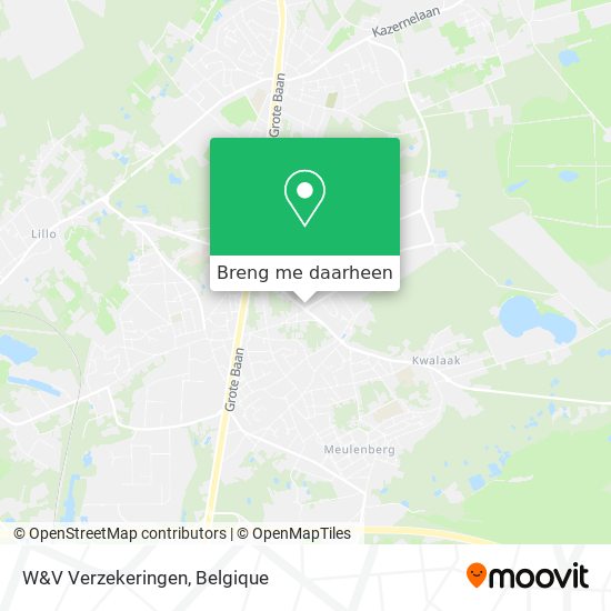 W&V Verzekeringen kaart