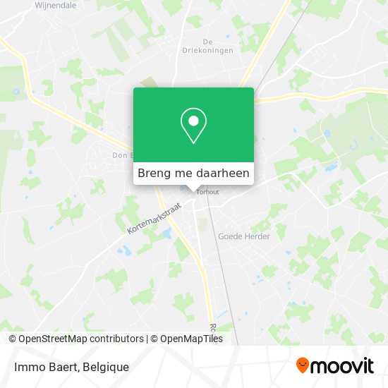 Immo Baert kaart