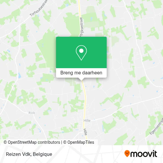 Reizen Vdk kaart