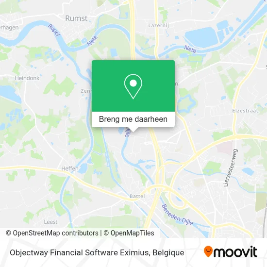 Objectway Financial Software Eximius kaart