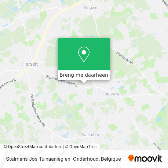 Stalmans Jos Tuinaanleg en -Onderhoud kaart