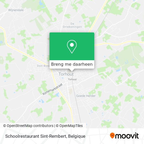 Schoolrestaurant Sint-Rembert kaart