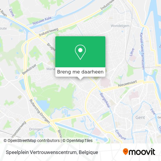 Speelplein Vertrouwenscentrum kaart