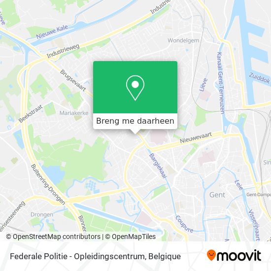 Federale Politie - Opleidingscentrum kaart