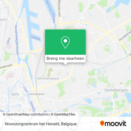 Woonzorgcentrum het Heiveld kaart