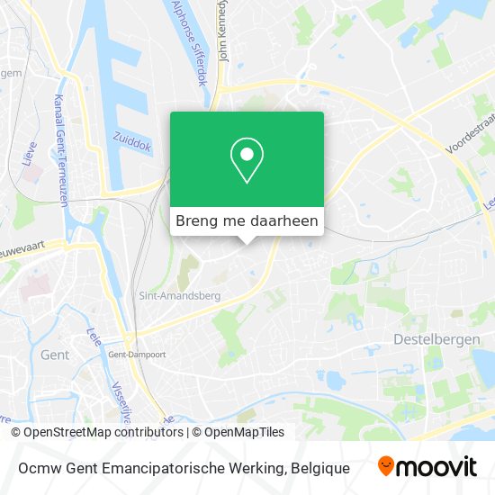 Ocmw Gent Emancipatorische Werking kaart