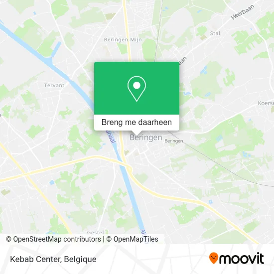Kebab Center kaart