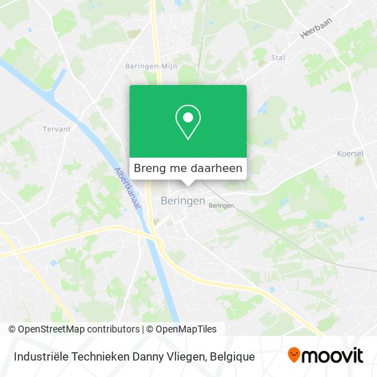 Industriële Technieken Danny Vliegen kaart