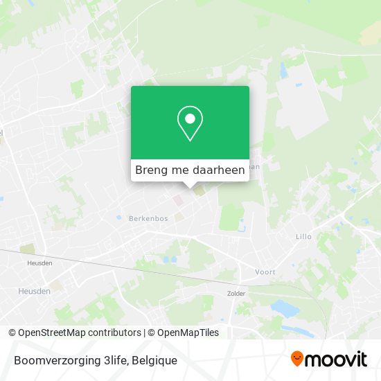 Boomverzorging 3life kaart