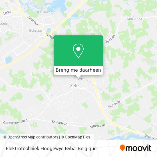 Elektrotechniek Hoogewys Bvba kaart