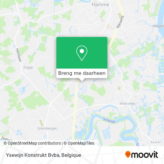Ysewijn Konstrukt Bvba kaart