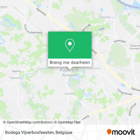 Bodega Vijverbosfeesten kaart