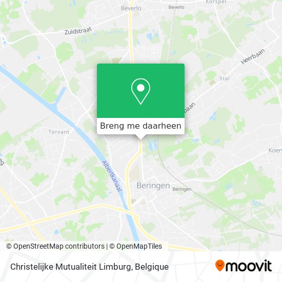 Christelijke Mutualiteit Limburg kaart