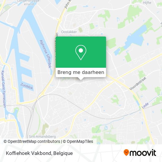 Koffiehoek Vakbond kaart