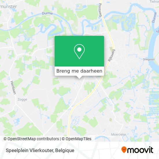 Speelplein Vlierkouter kaart