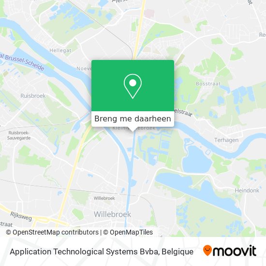 Application Technological Systems Bvba kaart