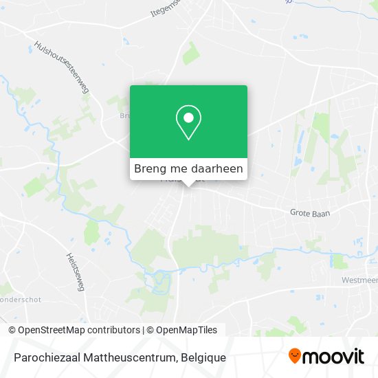 Parochiezaal Mattheuscentrum kaart
