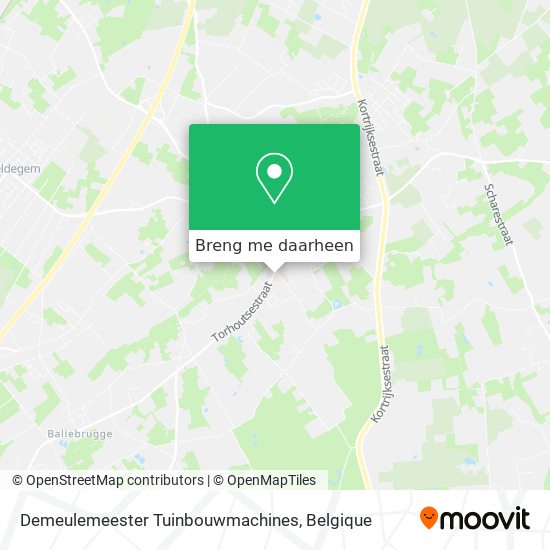 Demeulemeester Tuinbouwmachines kaart