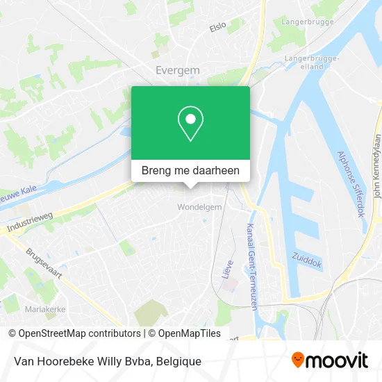 Van Hoorebeke Willy Bvba kaart