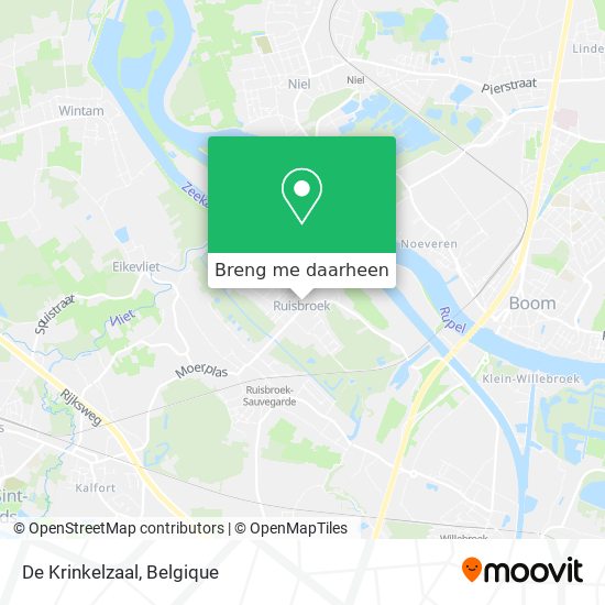 De Krinkelzaal kaart