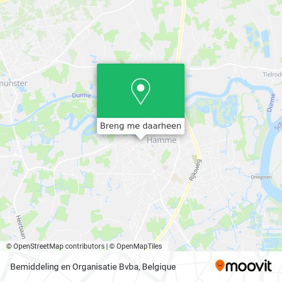 Bemiddeling en Organisatie Bvba kaart