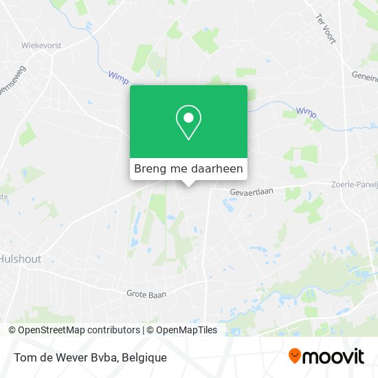 Tom de Wever Bvba kaart