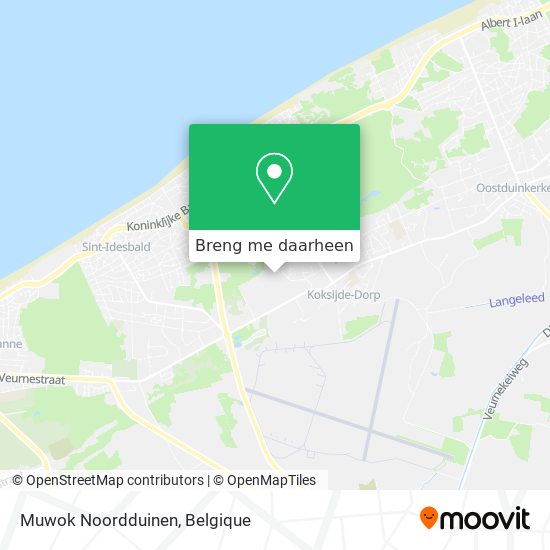 Muwok Noordduinen kaart