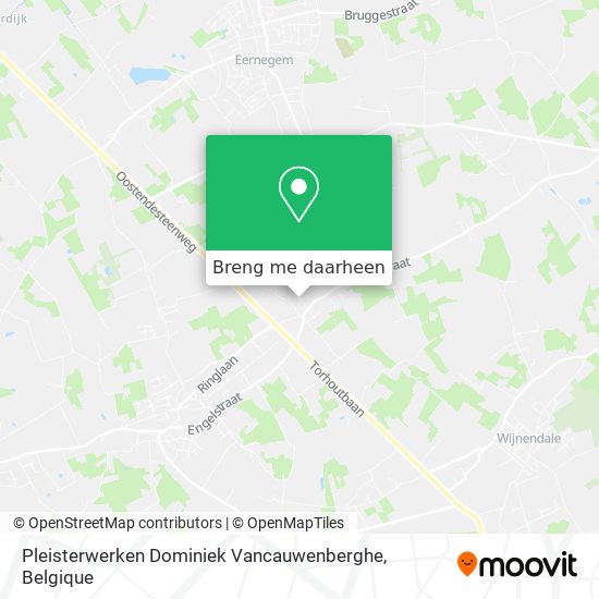 Pleisterwerken Dominiek Vancauwenberghe kaart