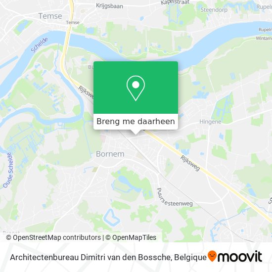 Architectenbureau Dimitri van den Bossche kaart