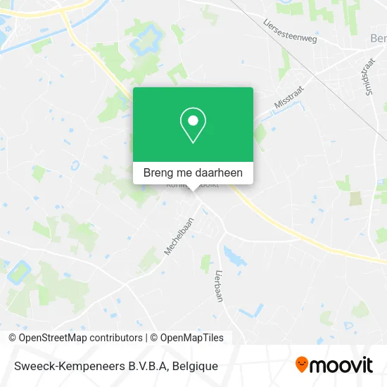 Sweeck-Kempeneers B.V.B.A kaart