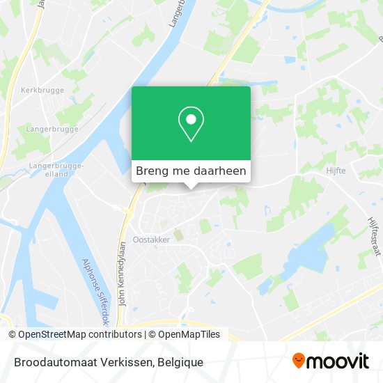 Broodautomaat Verkissen kaart