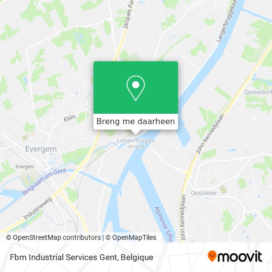 Fbm Industrial Services Gent kaart