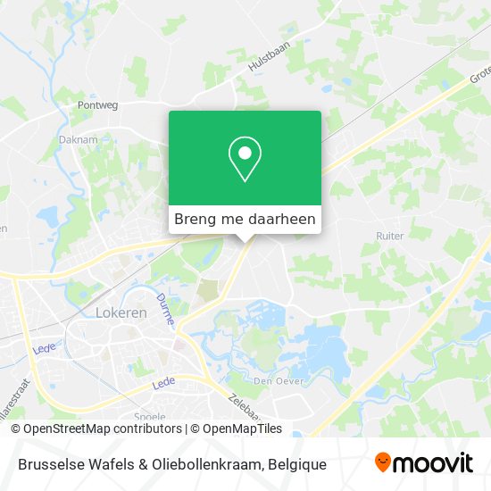 Brusselse Wafels & Oliebollenkraam kaart